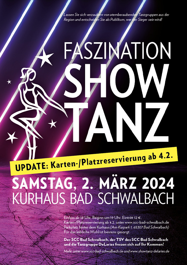 Plakat Faszination Showtanz 2020
